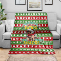 French Bulldog See You Eating Snacks Christmas Blanket Xmas Holiday Patterns - Wonder Print Shop