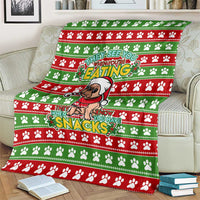 French Bulldog See You Eating Snacks Christmas Blanket Xmas Holiday Patterns - Wonder Print Shop