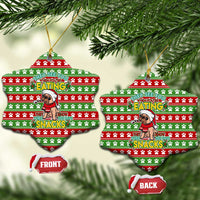 French Bulldog See You Eating Snacks Christmas Ceramic Ornament Xmas Holiday Patterns - Wonder Print Shop