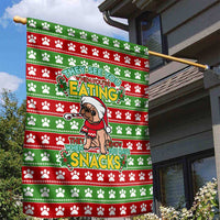 French Bulldog See You Eating Snacks Christmas Garden Flag Xmas Holiday Patterns - Wonder Print Shop