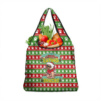 French Bulldog See You Eating Snacks Christmas Grocery Bag Xmas Holiday Patterns - Wonder Print Shop