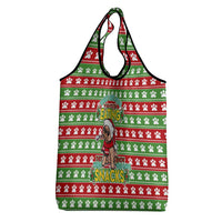 French Bulldog See You Eating Snacks Christmas Grocery Bag Xmas Holiday Patterns - Wonder Print Shop