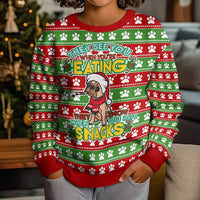 French Bulldog See You Eating Snacks Christmas Kid Ugly Christmas Sweater Xmas Holiday Patterns - Wonder Print Shop