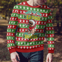 French Bulldog See You Eating Snacks Christmas Ugly Christmas Sweater Xmas Holiday Patterns - Wonder Print Shop