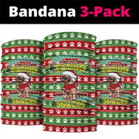 French Bulldog See You Eating Snacks Christmas Neck Gaiter Xmas Holiday Patterns - Wonder Print Shop