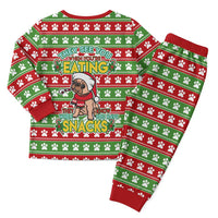 French Bulldog See You Eating Snacks Christmas Pajama Set Xmas Holiday Patterns - Wonder Print Shop