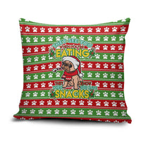 French Bulldog See You Eating Snacks Christmas Pillow Cover Xmas Holiday Patterns - Wonder Print Shop