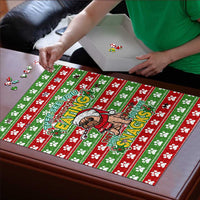 French Bulldog See You Eating Snacks Christmas Puzzle Xmas Holiday Patterns - Wonder Print Shop