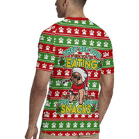 French Bulldog See You Eating Snacks Christmas Rugby Jersey Xmas Holiday Patterns - Wonder Print Shop