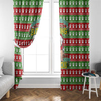 French Bulldog See You Eating Snacks Christmas Window Curtain Xmas Holiday Patterns - Wonder Print Shop