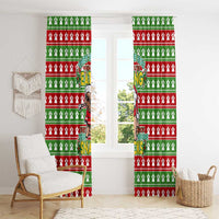 French Bulldog See You Eating Snacks Christmas Window Curtain Xmas Holiday Patterns - Wonder Print Shop