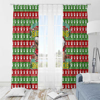 French Bulldog See You Eating Snacks Christmas Window Curtain Xmas Holiday Patterns - Wonder Print Shop