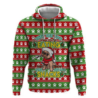 French Bulldog See You Eating Snacks Christmas Zip Hoodie Xmas Holiday Patterns - Wonder Print Shop