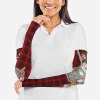 Front Carrier Dog Pembroke Welsh Corgi Christmas Arm Sleeves Xmas Holiday Patterns - Wonder Print Shop