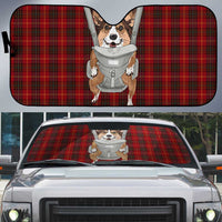Front Carrier Dog Pembroke Welsh Corgi Christmas Auto Sun Shade Xmas Holiday Patterns - Wonder Print Shop