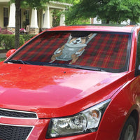 Front Carrier Dog Pembroke Welsh Corgi Christmas Auto Sun Shade Xmas Holiday Patterns - Wonder Print Shop