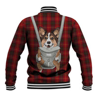Front Carrier Dog Pembroke Welsh Corgi Christmas Baseball Jacket Xmas Holiday Patterns - Wonder Print Shop