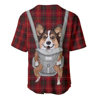 Front Carrier Dog Pembroke Welsh Corgi Christmas Baseball Jersey Xmas Holiday Patterns - Wonder Print Shop