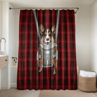Front Carrier Dog Pembroke Welsh Corgi Christmas Bathroom Set Xmas Holiday Patterns - Wonder Print Shop