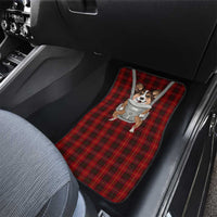 Front Carrier Dog Pembroke Welsh Corgi Christmas Car Mats Xmas Holiday Patterns - Wonder Print Shop