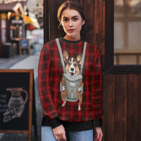 Front Carrier Dog Pembroke Welsh Corgi Christmas Ugly Christmas Sweater Xmas Holiday Patterns - Wonder Print Shop