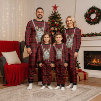 Front Carrier Dog Pembroke Welsh Corgi Christmas Pajama Set Xmas Holiday Patterns - Wonder Print Shop