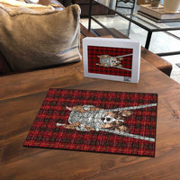 Front Carrier Dog Pembroke Welsh Corgi Christmas Puzzle Xmas Holiday Patterns - Wonder Print Shop