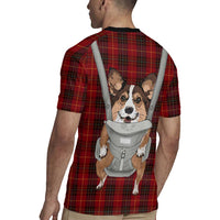 Front Carrier Dog Pembroke Welsh Corgi Christmas Rugby Jersey Xmas Holiday Patterns - Wonder Print Shop