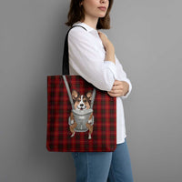 Front Carrier Dog Pembroke Welsh Corgi Christmas Tote Bag Xmas Holiday Patterns - Wonder Print Shop