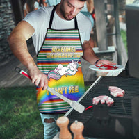Funny Unicorn Sometimes When I Close My Eyes Christmas Apron Xmas Holiday Patterns - Wonder Print Shop