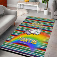 Funny Unicorn Sometimes When I Close My Eyes Christmas Area Rug Xmas Holiday Patterns - Wonder Print Shop