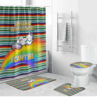 Funny Unicorn Sometimes When I Close My Eyes Christmas Bathroom Set Xmas Holiday Patterns - Wonder Print Shop