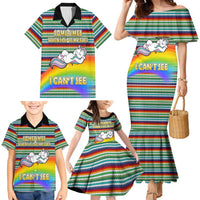 Funny Unicorn Sometimes When I Close My Eyes Christmas Family Matching Mermaid Dress and Hawaiian Shirt Xmas Holiday Patterns - Wonder Print Shop