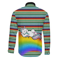 Funny Unicorn Sometimes When I Close My Eyes Christmas Family Matching Mermaid Dress and Hawaiian Shirt Xmas Holiday Patterns - Wonder Print Shop