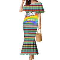 Funny Unicorn Sometimes When I Close My Eyes Christmas Family Matching Mermaid Dress and Hawaiian Shirt Xmas Holiday Patterns - Wonder Print Shop