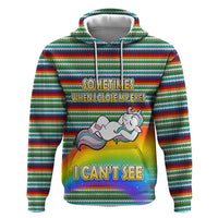 Funny Unicorn Sometimes When I Close My Eyes Christmas Hoodie Xmas Holiday Patterns - Wonder Print Shop