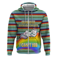 Funny Unicorn Sometimes When I Close My Eyes Christmas Hoodie Xmas Holiday Patterns - Wonder Print Shop