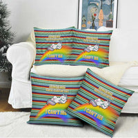 Funny Unicorn Sometimes When I Close My Eyes Christmas Pillow Cover Xmas Holiday Patterns - Wonder Print Shop