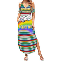 Funny Unicorn Sometimes When I Close My Eyes Christmas Summer Maxi Dress Xmas Holiday Patterns - Wonder Print Shop