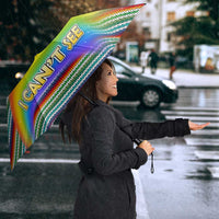 Funny Unicorn Sometimes When I Close My Eyes Christmas Umbrella Xmas Holiday Patterns - Wonder Print Shop