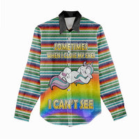 Funny Unicorn Sometimes When I Close My Eyes Christmas Women Casual Shirt Xmas Holiday Patterns - Wonder Print Shop