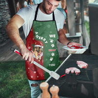 German Shepherd Merry Christmas Christmas Apron Xmas Holiday Patterns - Wonder Print Shop