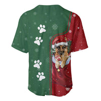 German Shepherd Merry Christmas Christmas Baseball Jersey Xmas Holiday Patterns - Wonder Print Shop