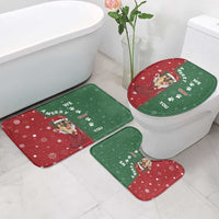 German Shepherd Merry Christmas Christmas Bathroom Set Xmas Holiday Patterns - Wonder Print Shop