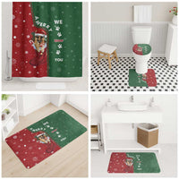 German Shepherd Merry Christmas Christmas Bathroom Set Xmas Holiday Patterns - Wonder Print Shop
