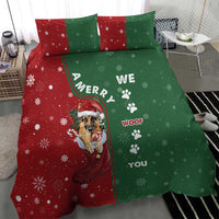 German Shepherd Merry Christmas Christmas Bedding Set Xmas Holiday Patterns - Wonder Print Shop