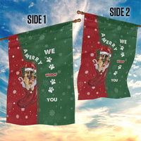 German Shepherd Merry Christmas Christmas Garden Flag Xmas Holiday Patterns - Wonder Print Shop