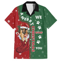 German Shepherd Merry Christmas Christmas Hawaiian Shirt Xmas Holiday Patterns - Wonder Print Shop