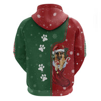 German Shepherd Merry Christmas Christmas Hoodie Xmas Holiday Patterns - Wonder Print Shop
