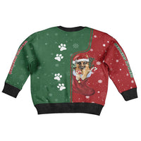 German Shepherd Merry Christmas Kid Ugly Christmas Sweater Xmas Holiday Patterns - Wonder Print Shop